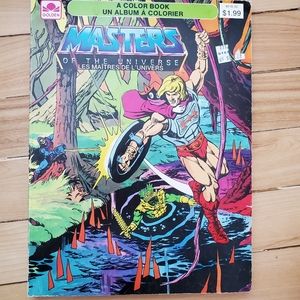 **FREE With Any Purchase!**He-Man" vintage colouring book